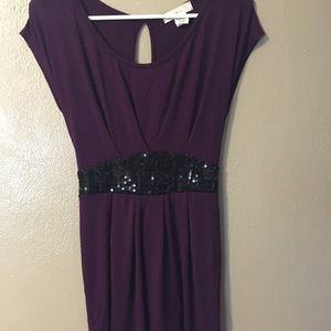 Purple party dress